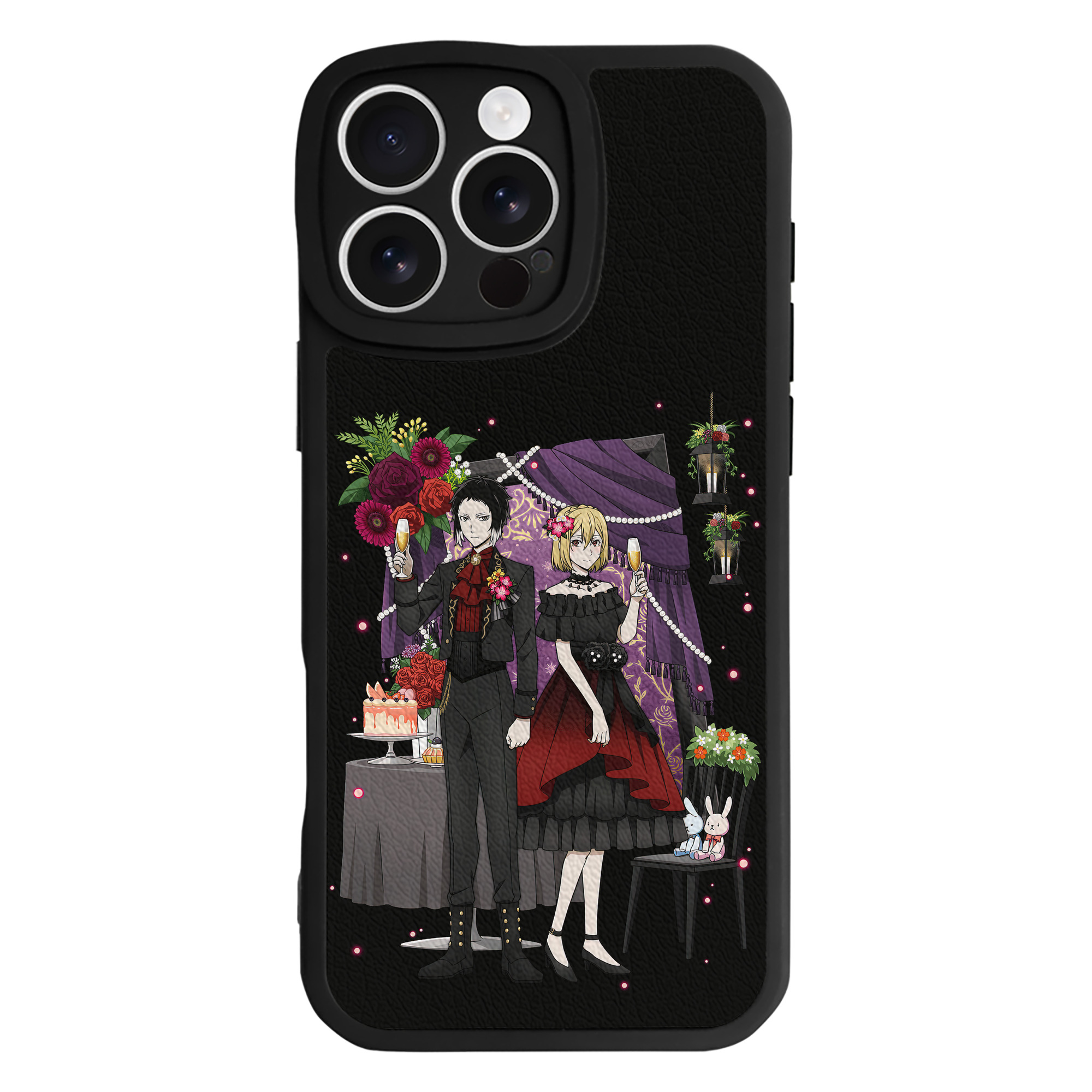 （画像用） 文豪ストレイドッグス Bungo Stray Dogs 【iPhone 16シリーズ対応】シリコンスマホケース（レザー調） 材質：シリコン